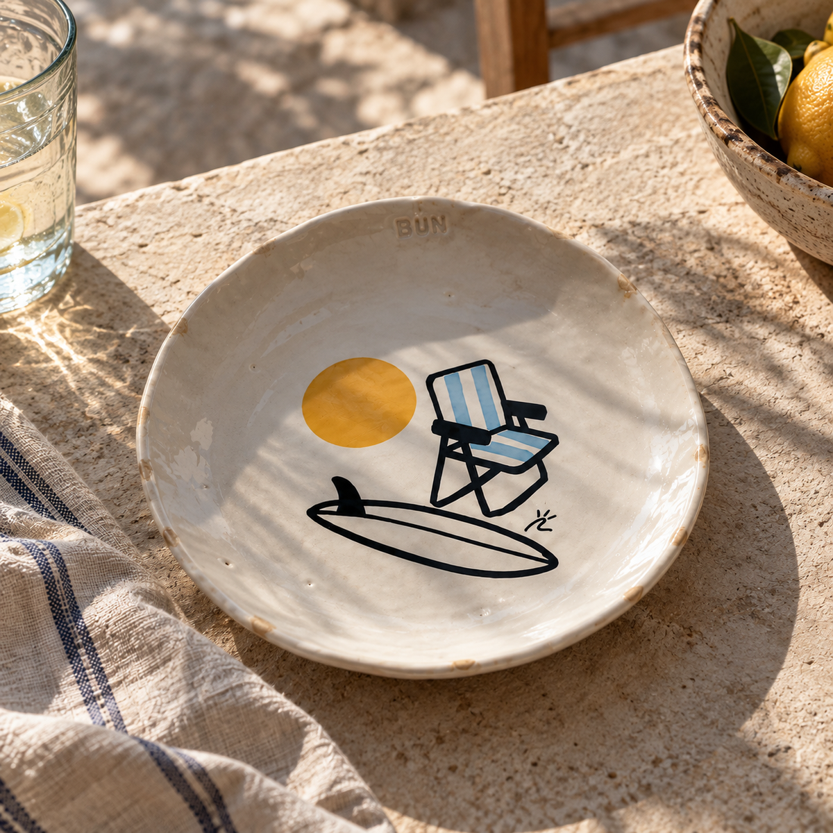 Sun, Surf & Relax · Raül Casado Art × BÙN Ceramics