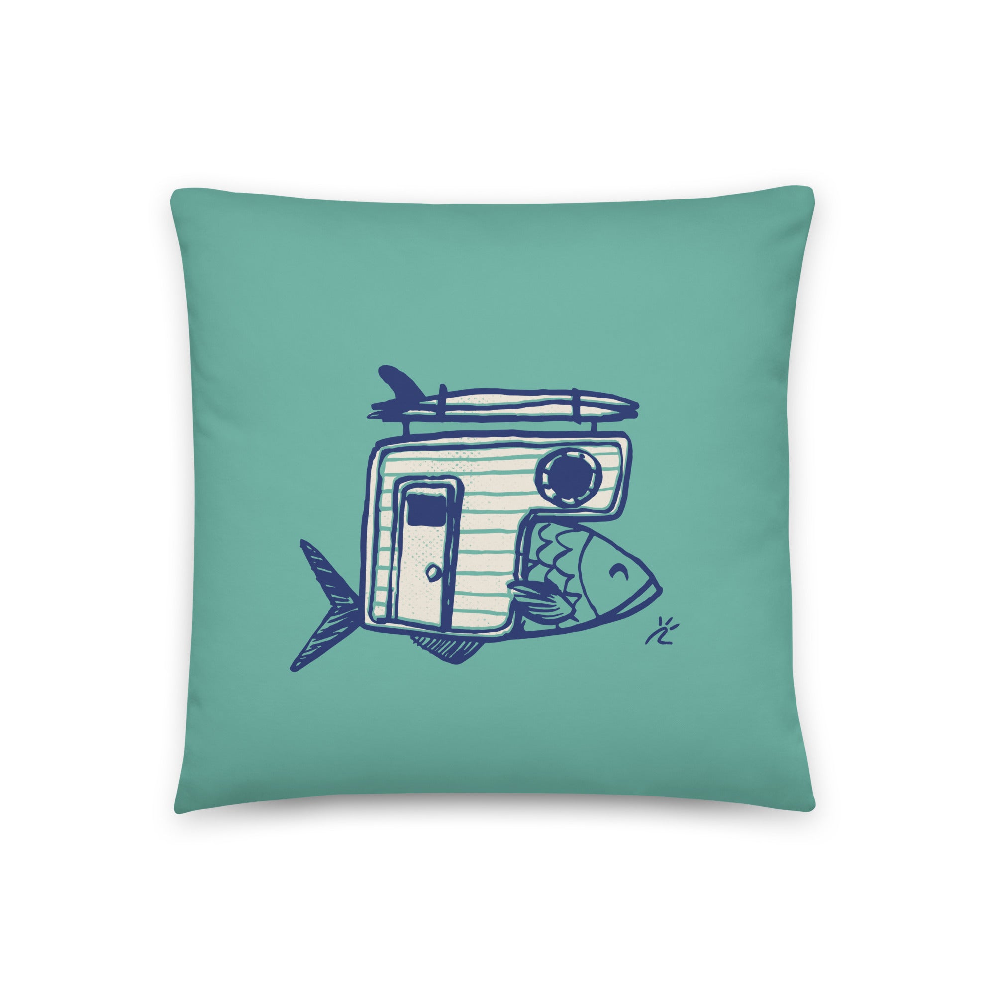 Cushion "The Nomadic Fish"