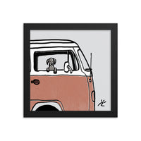 Impresión digital enmarcada "The Best Companion"