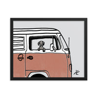 Impresión digital enmarcada "The Best Companion"