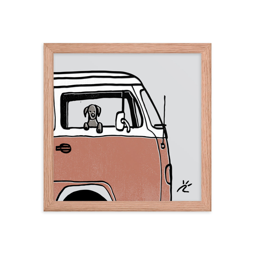 Impresión digital enmarcada "The Best Companion"