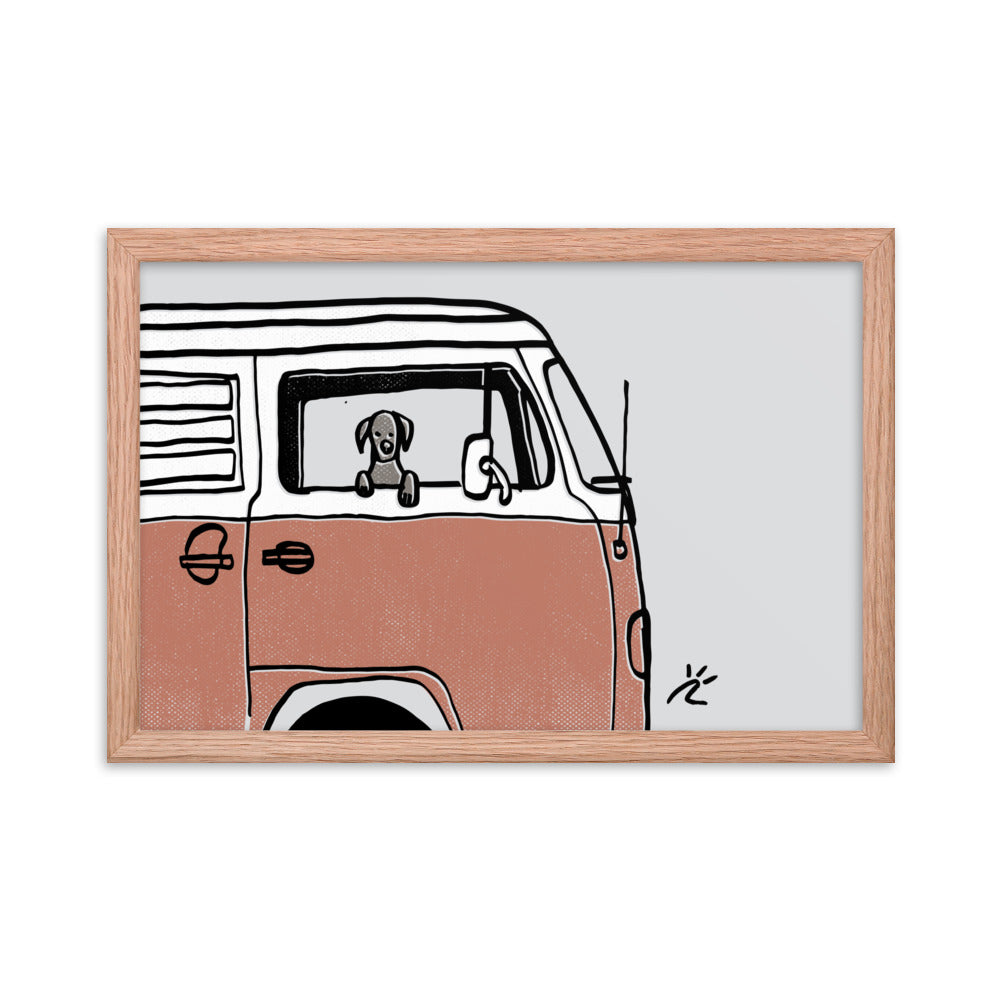 Impresión digital enmarcada "The Best Companion"