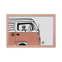 Impresión digital enmarcada "The Best Companion"