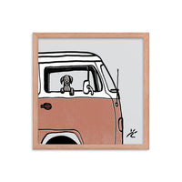 Impresión digital enmarcada "The Best Companion"