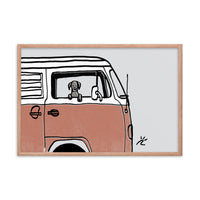 Impresión digital enmarcada "The Best Companion"