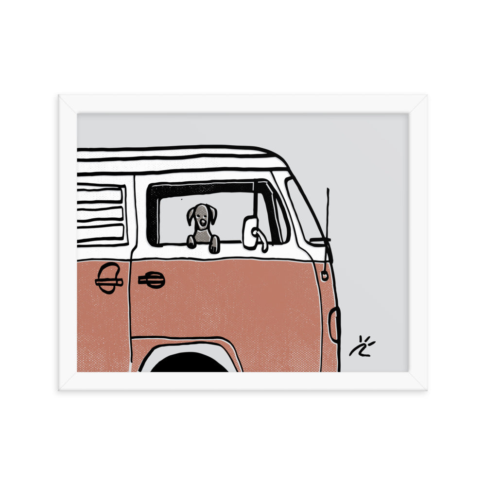 Impresión digital enmarcada "The Best Companion"