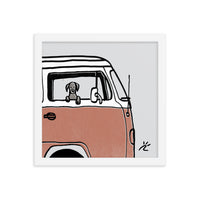 Impresión digital enmarcada "The Best Companion"