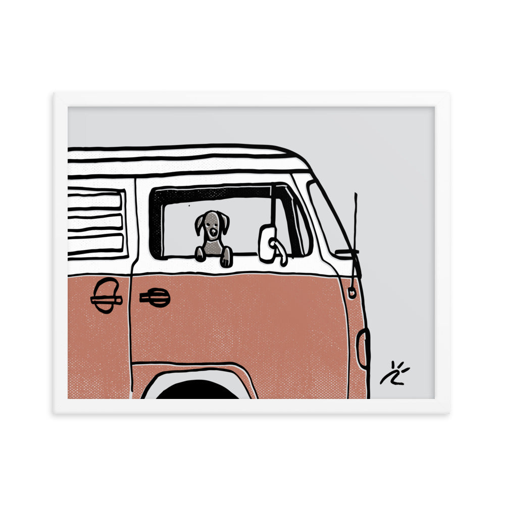 Impresión digital enmarcada "The Best Companion"