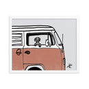 Impresión digital enmarcada "The Best Companion"