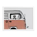 Impresión digital enmarcada "The Best Companion"