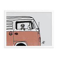 Impresión digital enmarcada "The Best Companion"