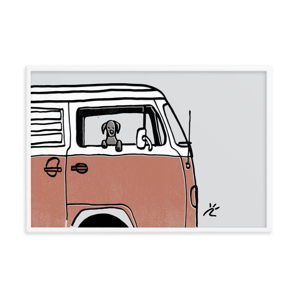 Impresión digital enmarcada "The Best Companion"