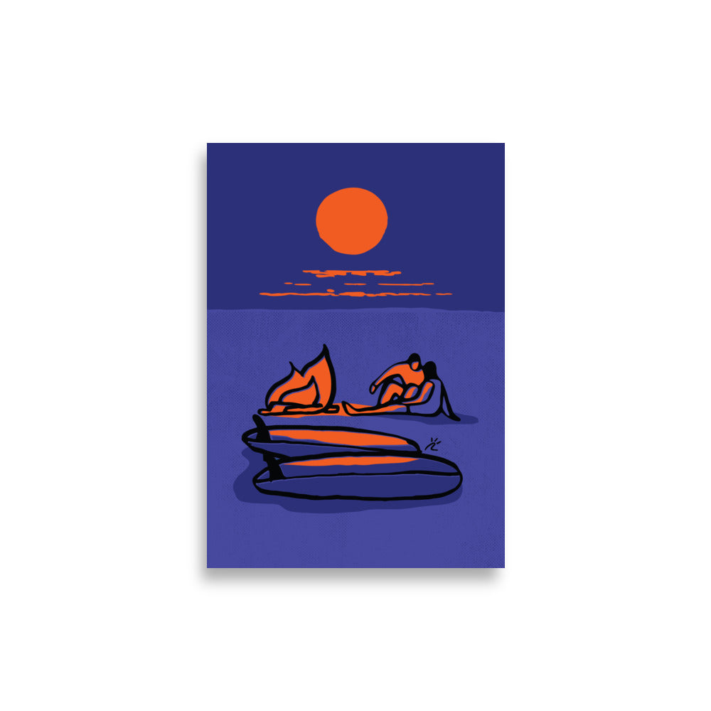 Impresión digital "Moonlight Fire"