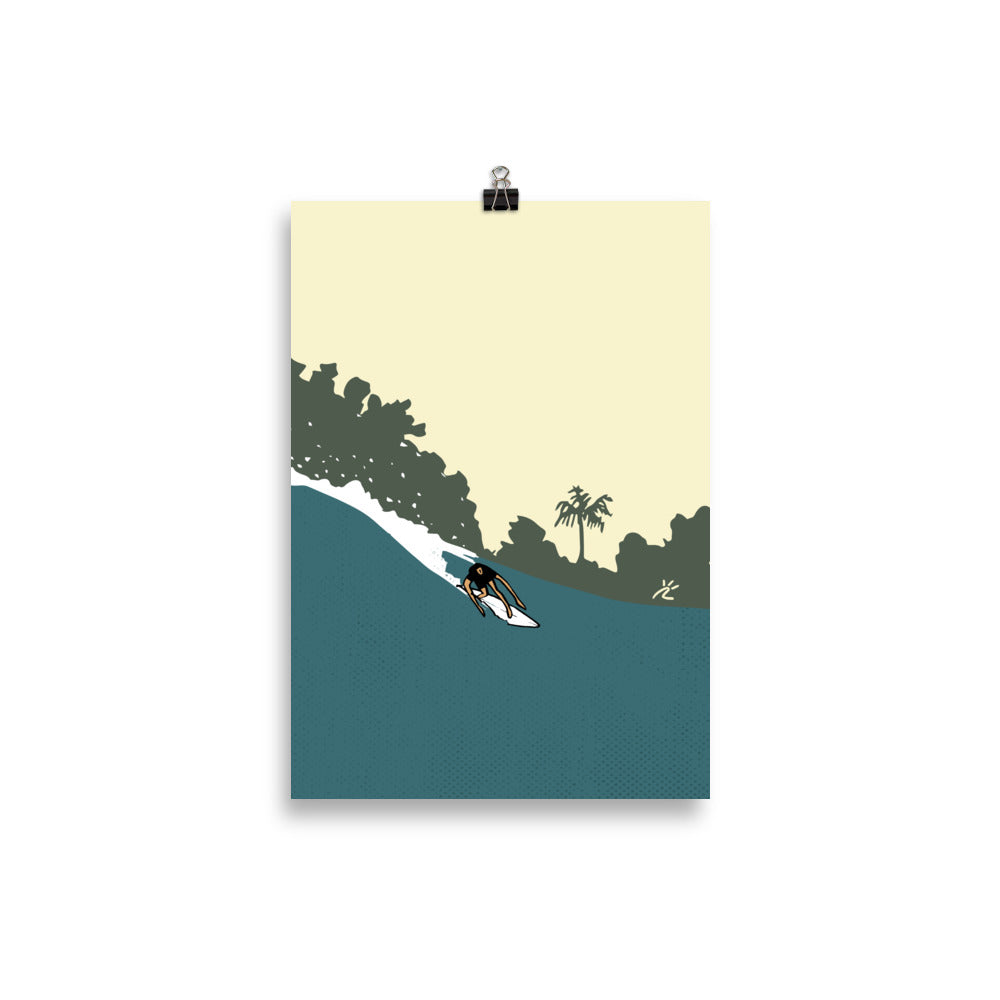 Impresión digital "Magic Island"