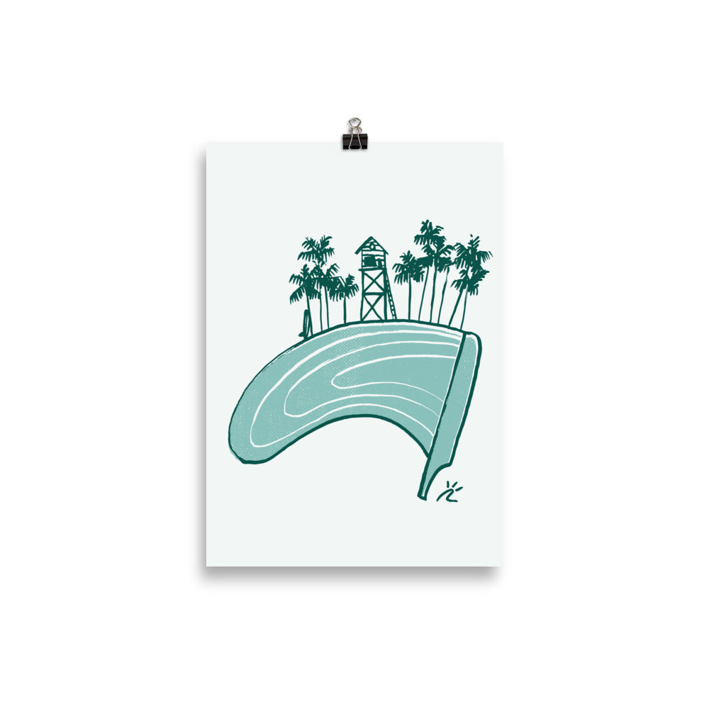 Impresión digital "Fin your paradise"