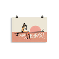 Impresión digital "Take a Break"