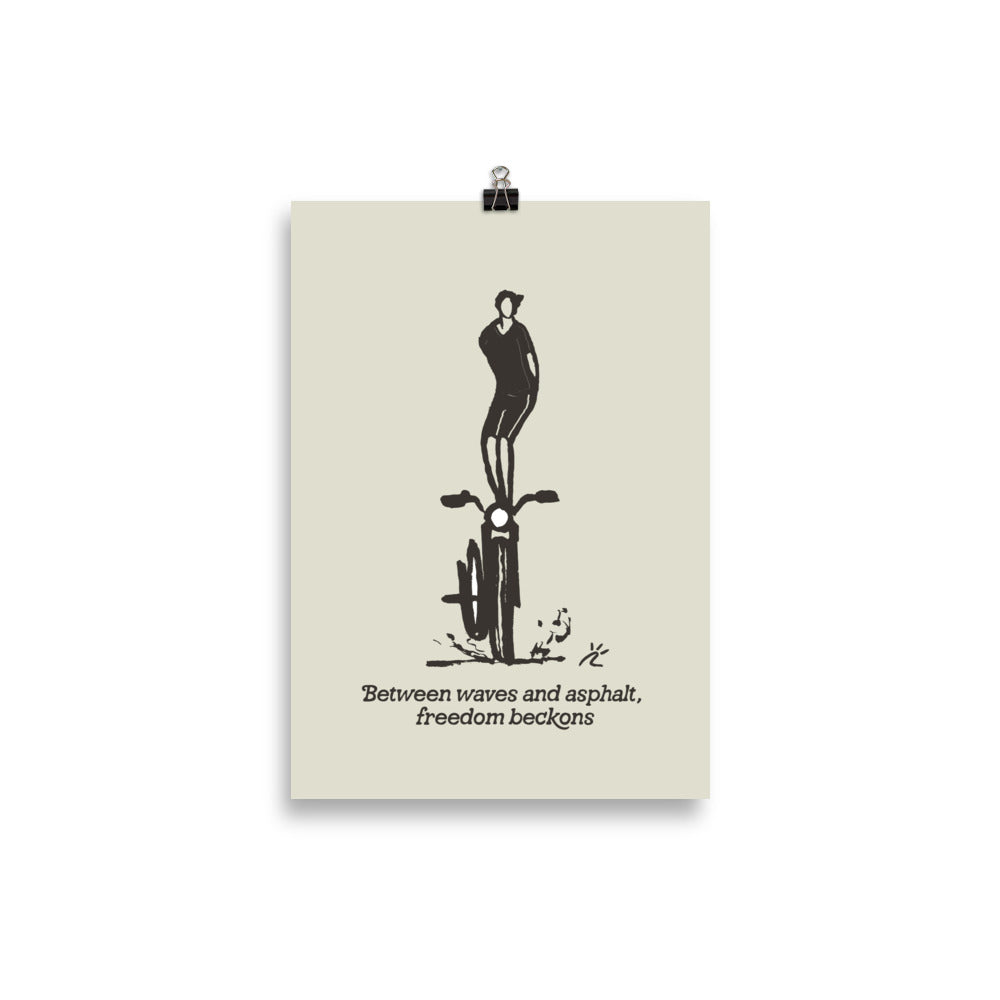 Impresión digital "Freedom Beckons"