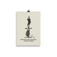 Impresión digital "Freedom Beckons"