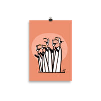 Impresión digital "seagull in balance"