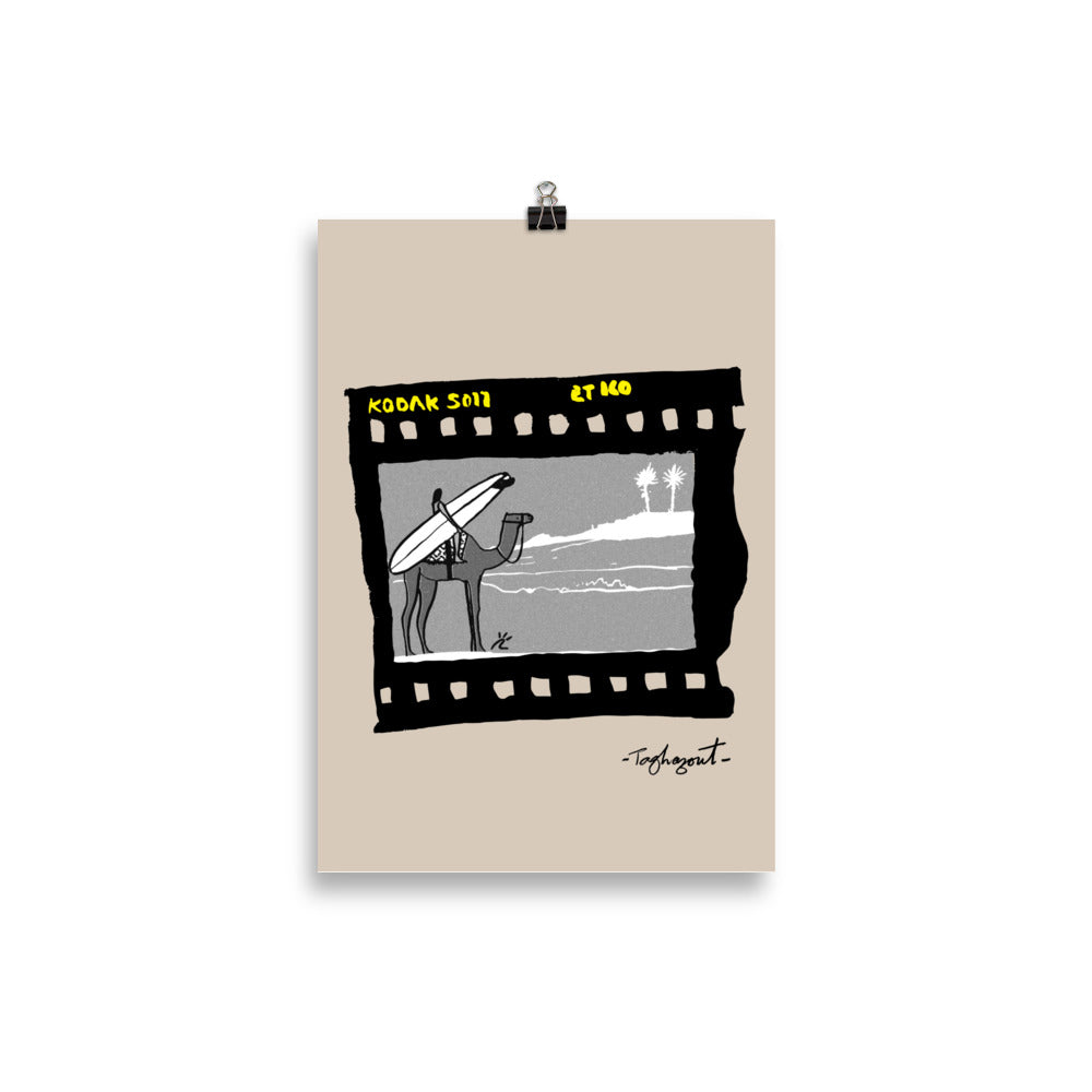 Impresión digital "Taghazout memories"