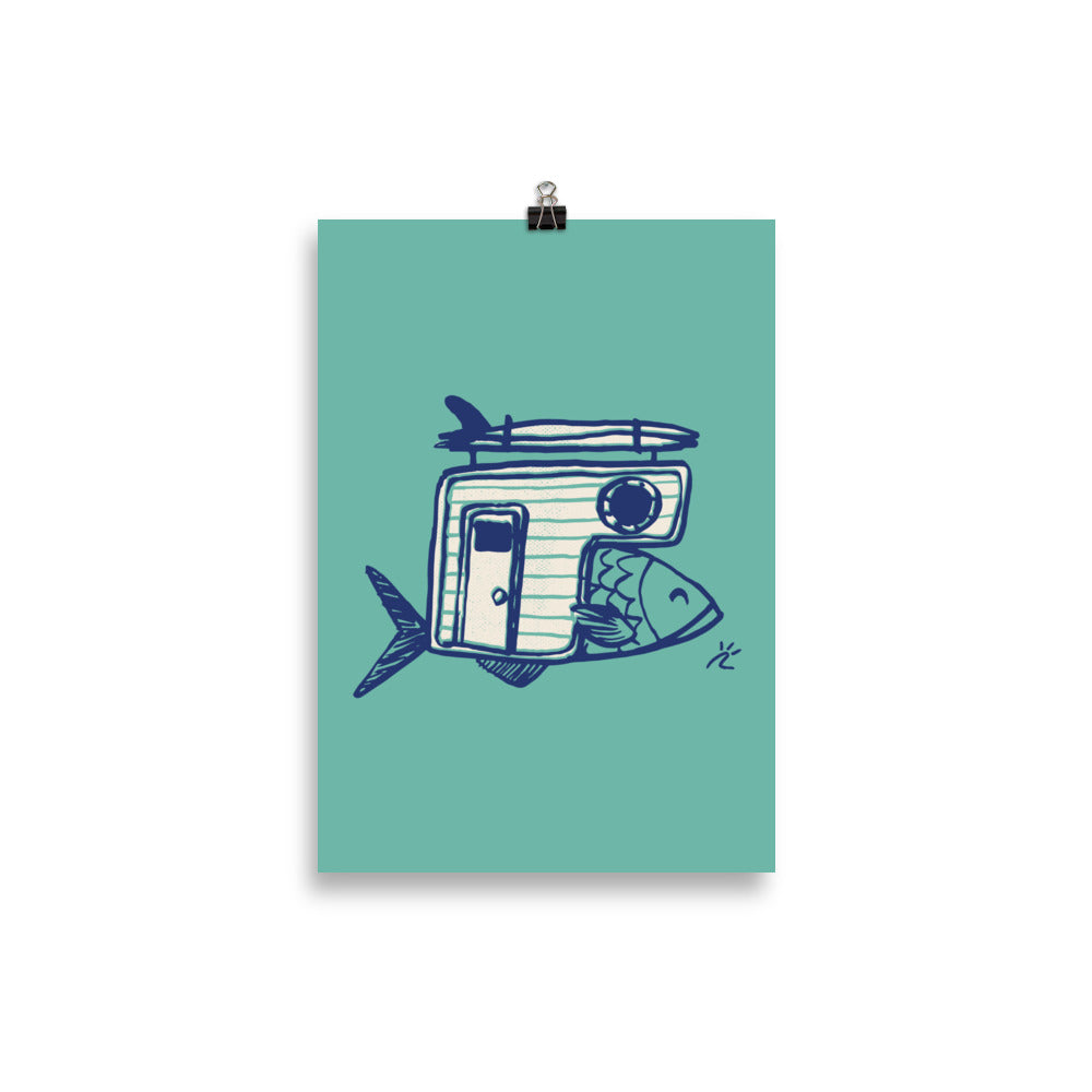 Impresión digital "The Nomadic Fish"