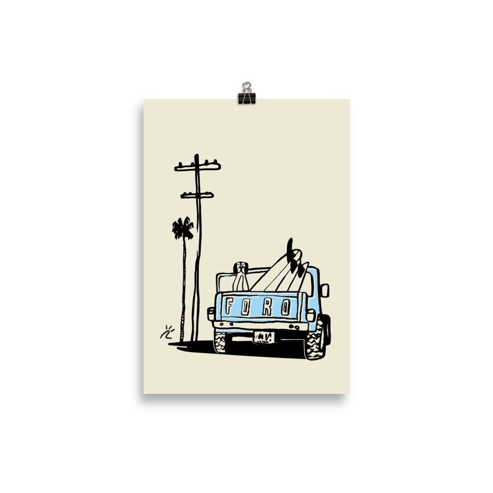 Impresión digital "Good Times"