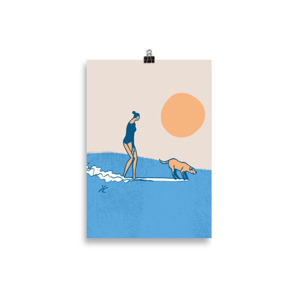 Impresión digital "Ocean Spirits"