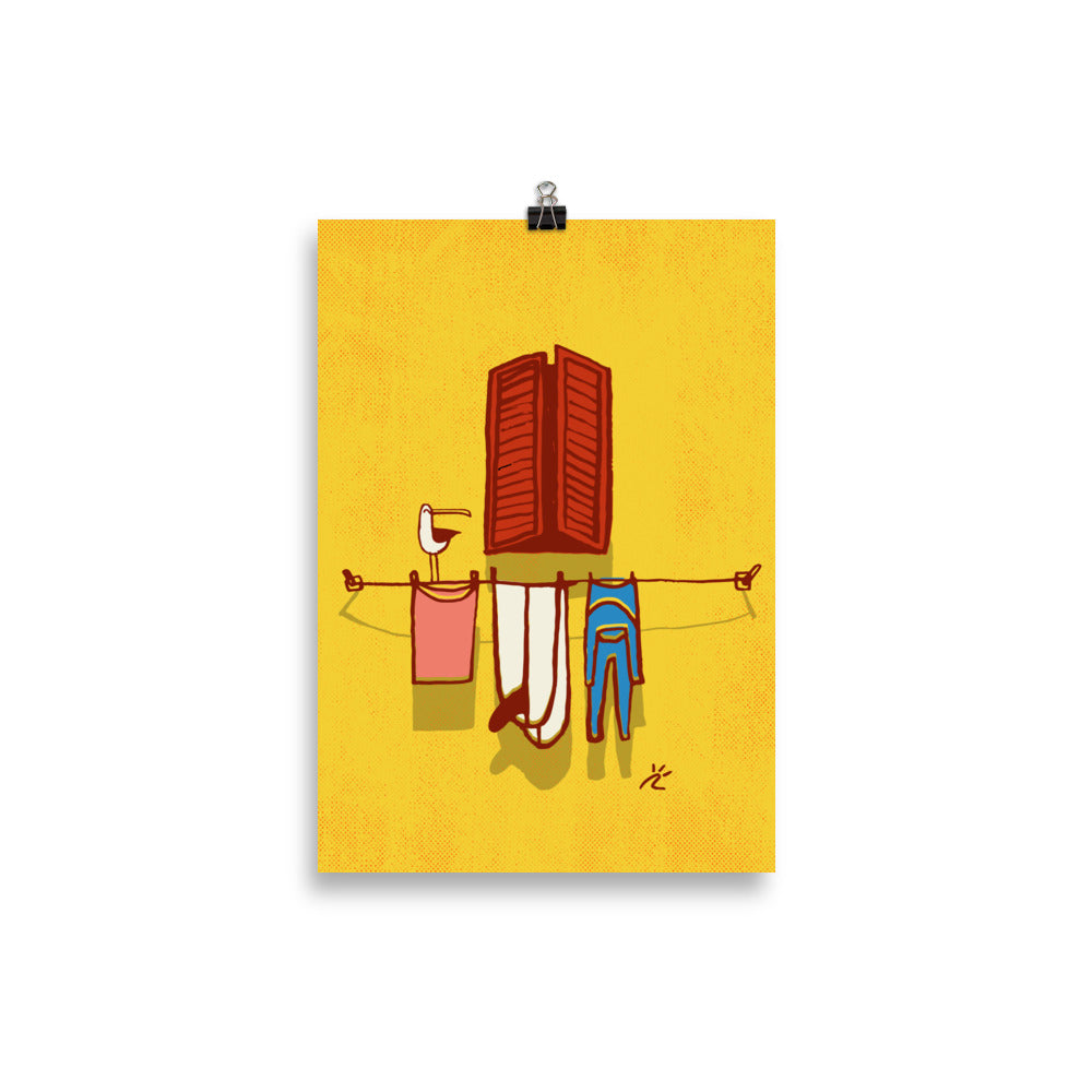 Impresión digital "Laundry Day"