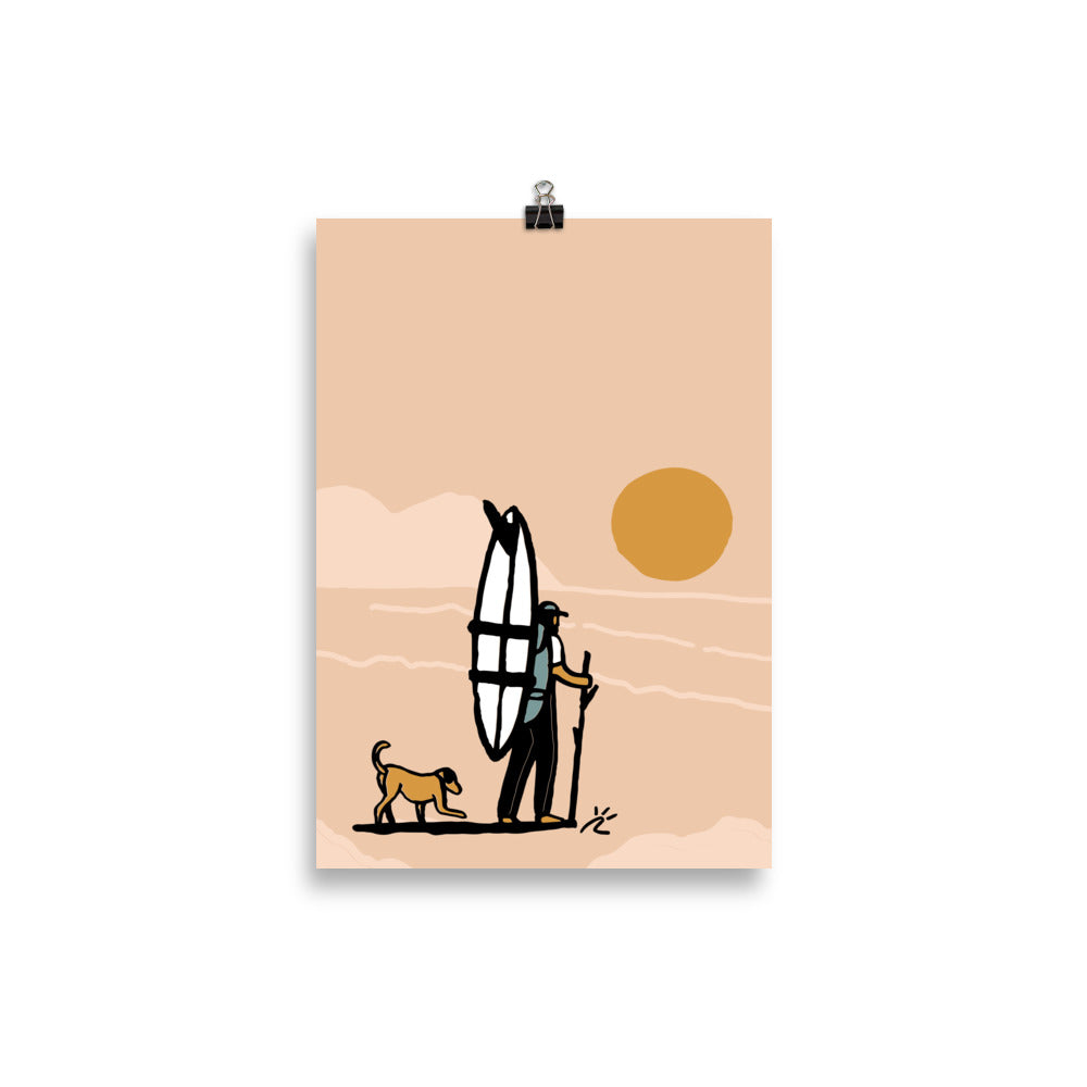 Impresión digital "Sun's Trail"