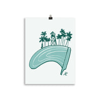 Impresión digital "Fin your paradise"