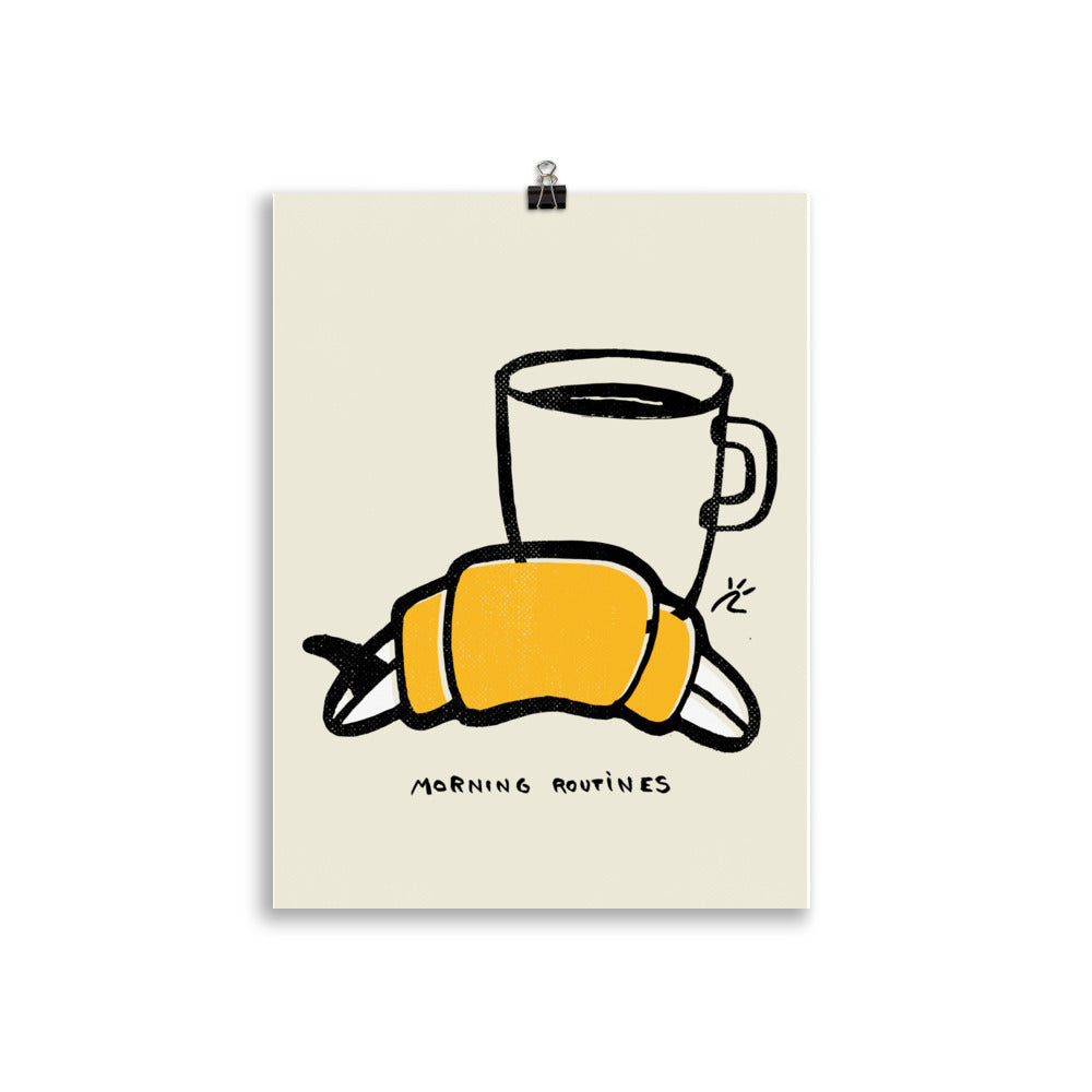 Impresión digital "Morning Routines Series"