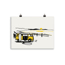 Impresión digital " Electric view"