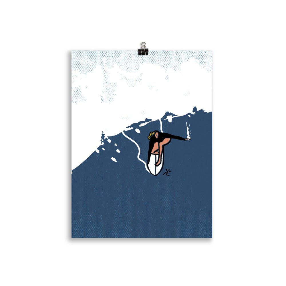 Impresión digital "Embracing the wave"