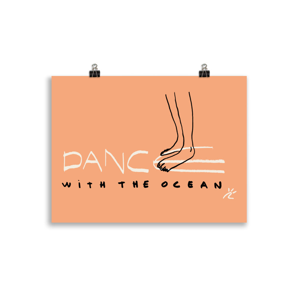 Impresión digital "Dance with the Ocean"