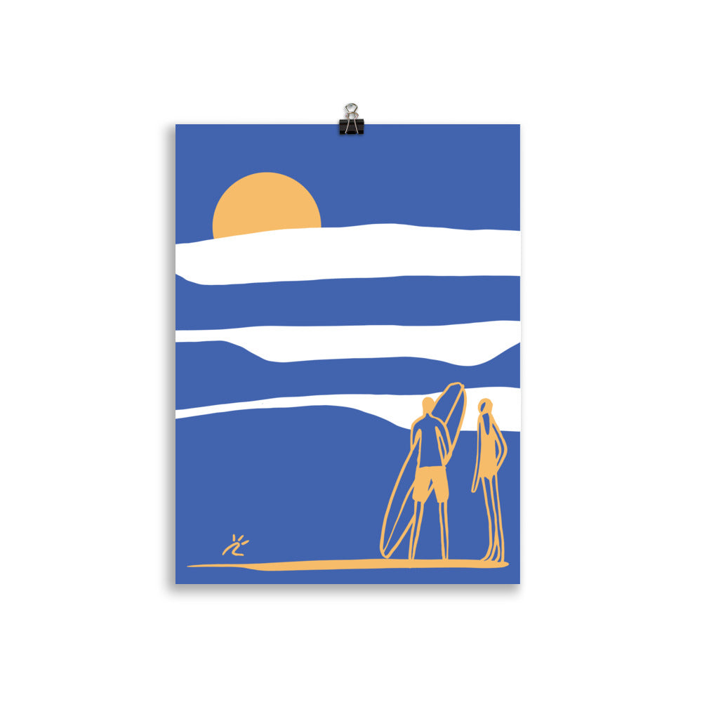 Impresión digital "Riding the Sunrise"