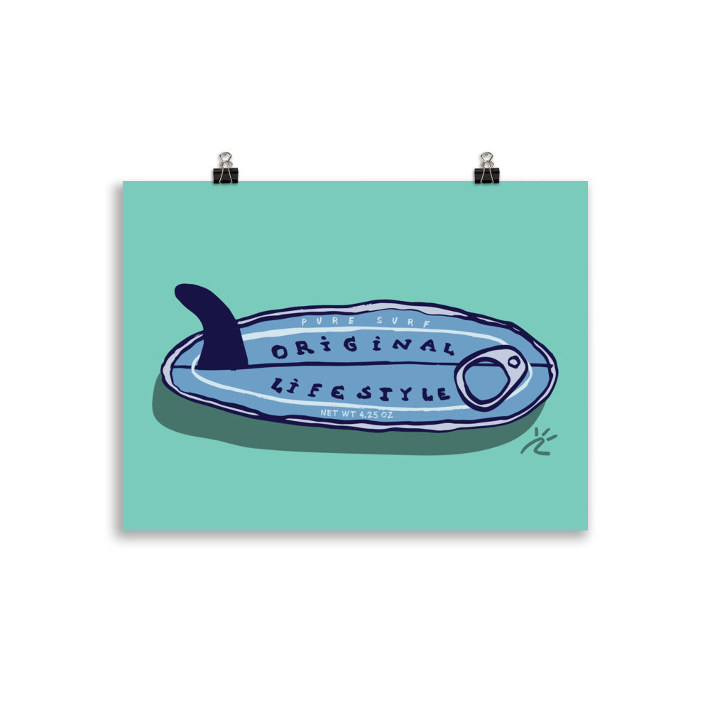 Impresión digital "Open up and Enjoy"