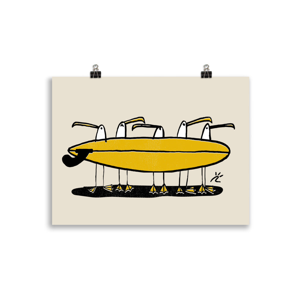 Impresión digital "Learn to fly"