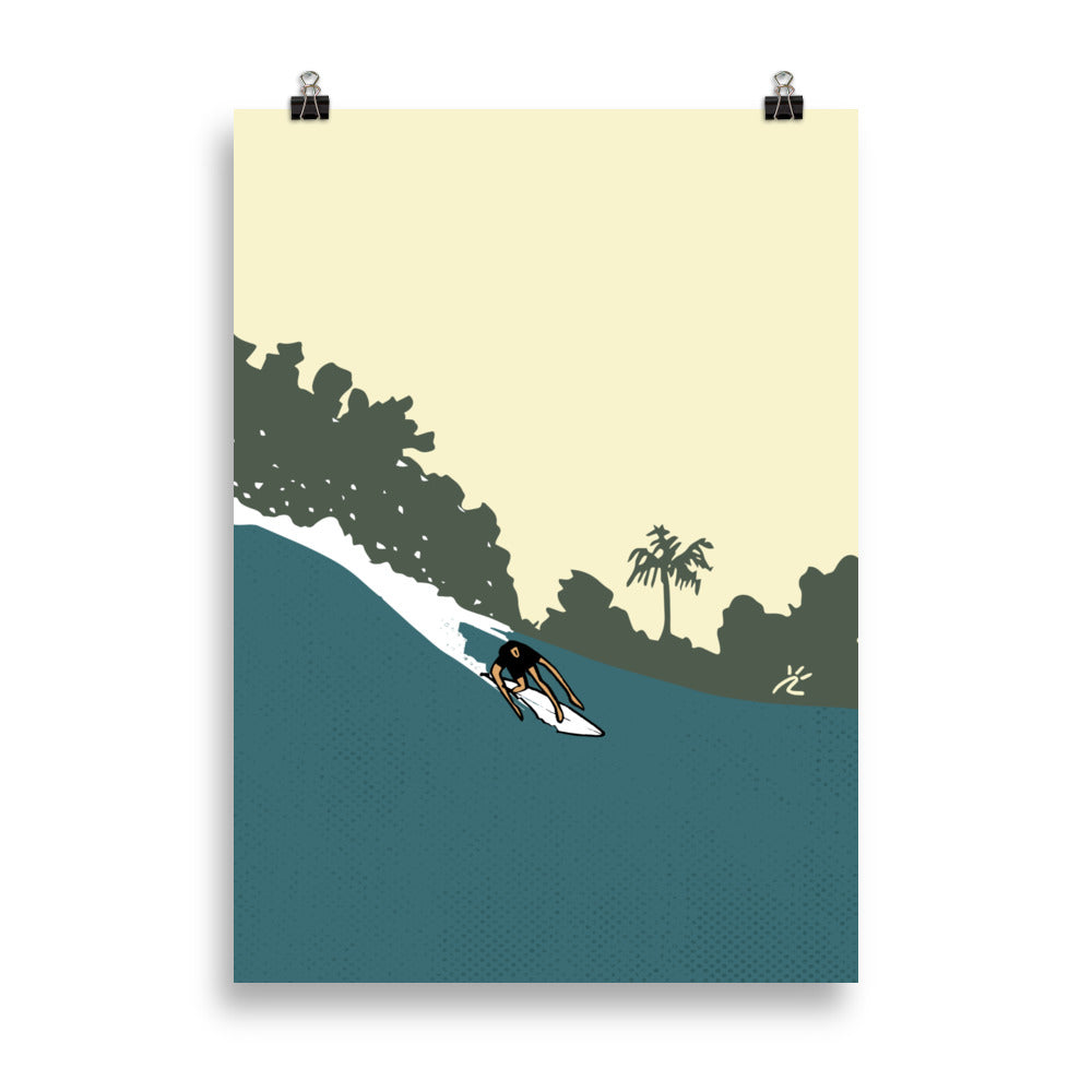 Impresión digital "Magic Island"