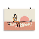 Impresión digital "Take a Break"