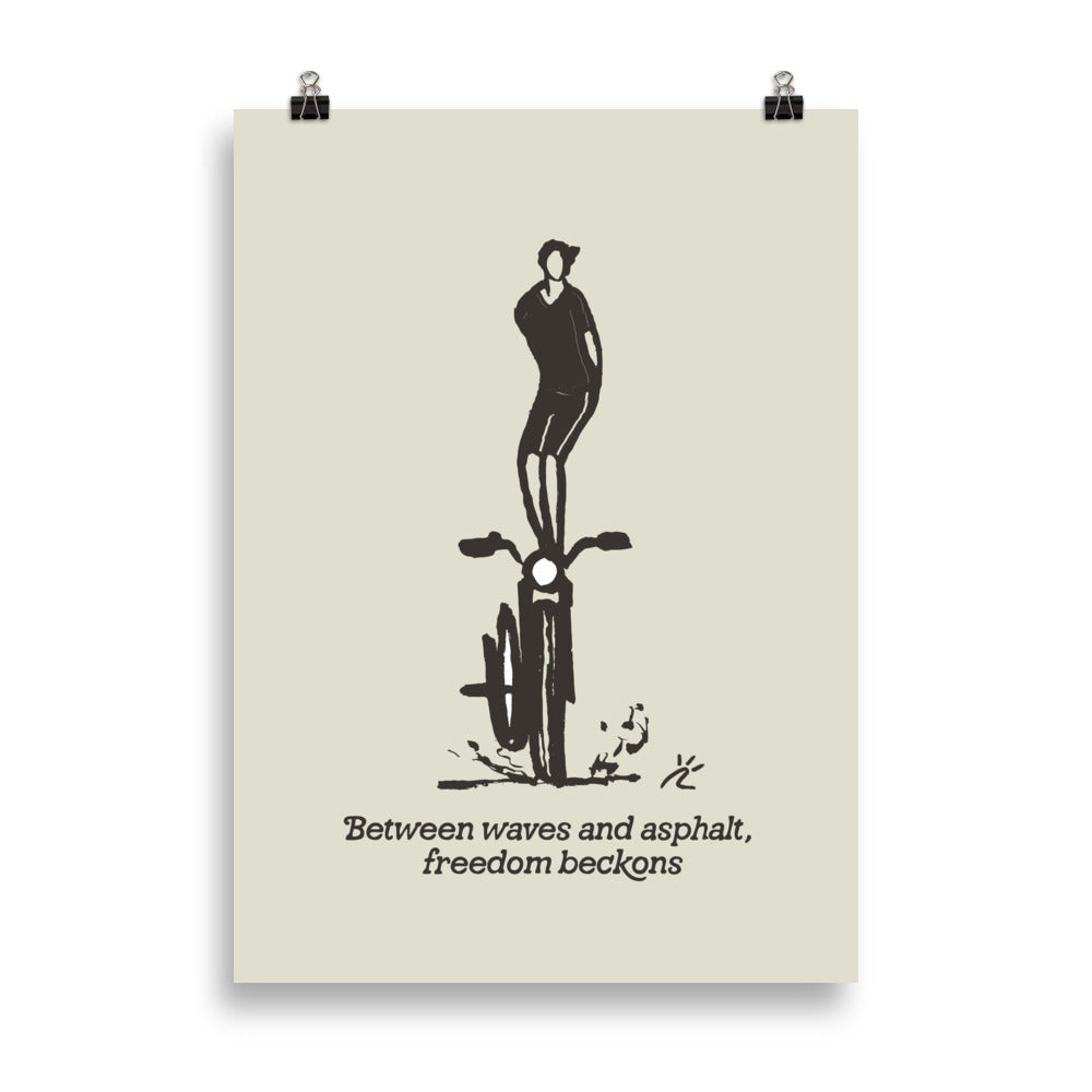 Impresión digital "Freedom Beckons"