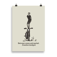 Impresión digital "Freedom Beckons"