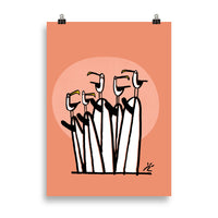 Impresión digital "seagull in balance"