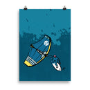 Impresión digital "Windfoil Queen"