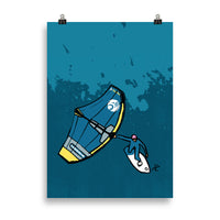 Impresión digital "Windfoil Queen"