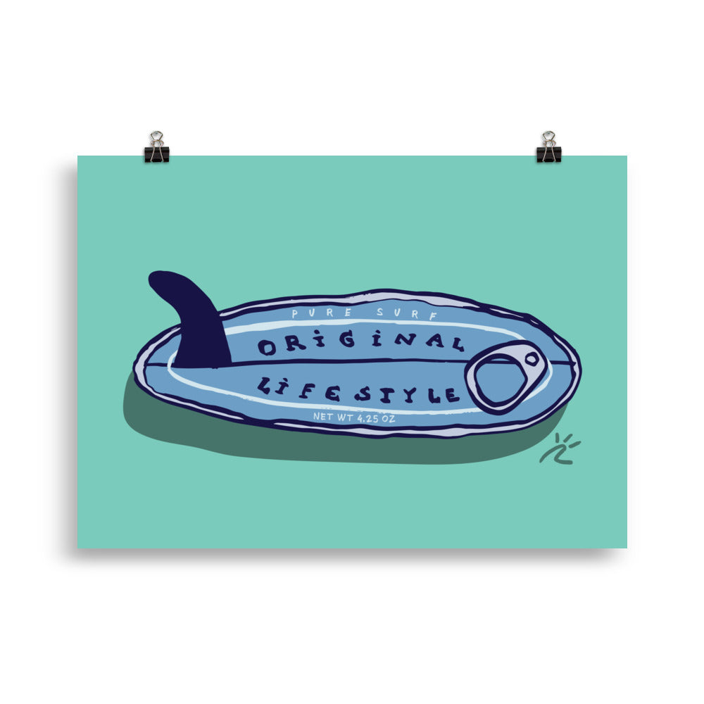 Impresión digital "Open up and Enjoy"