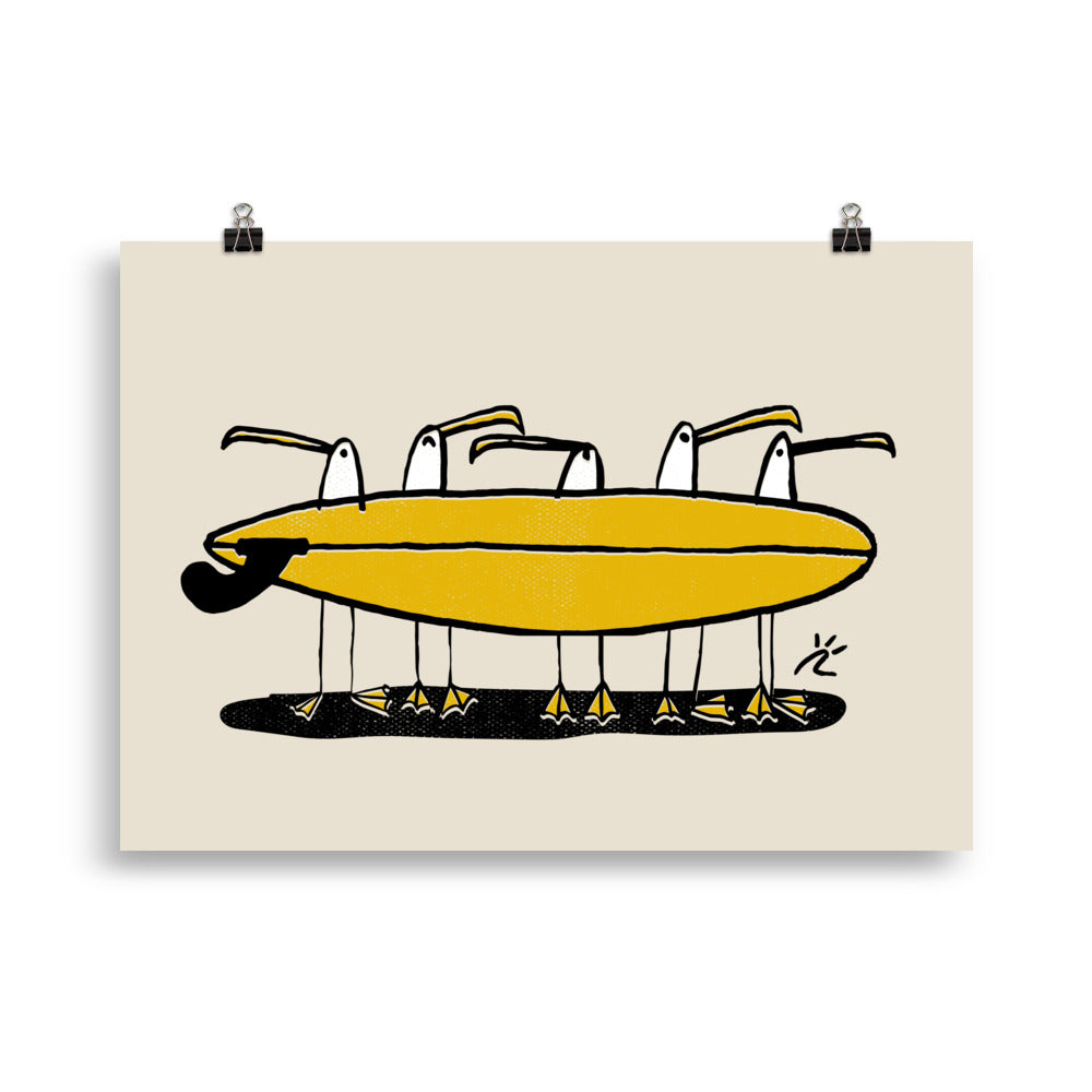 Impresión digital "Learn to fly"