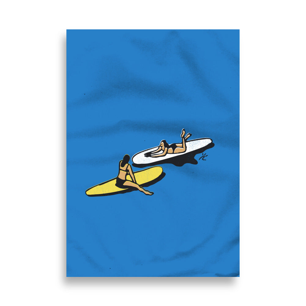 Impresión digital "Floating Conversations"