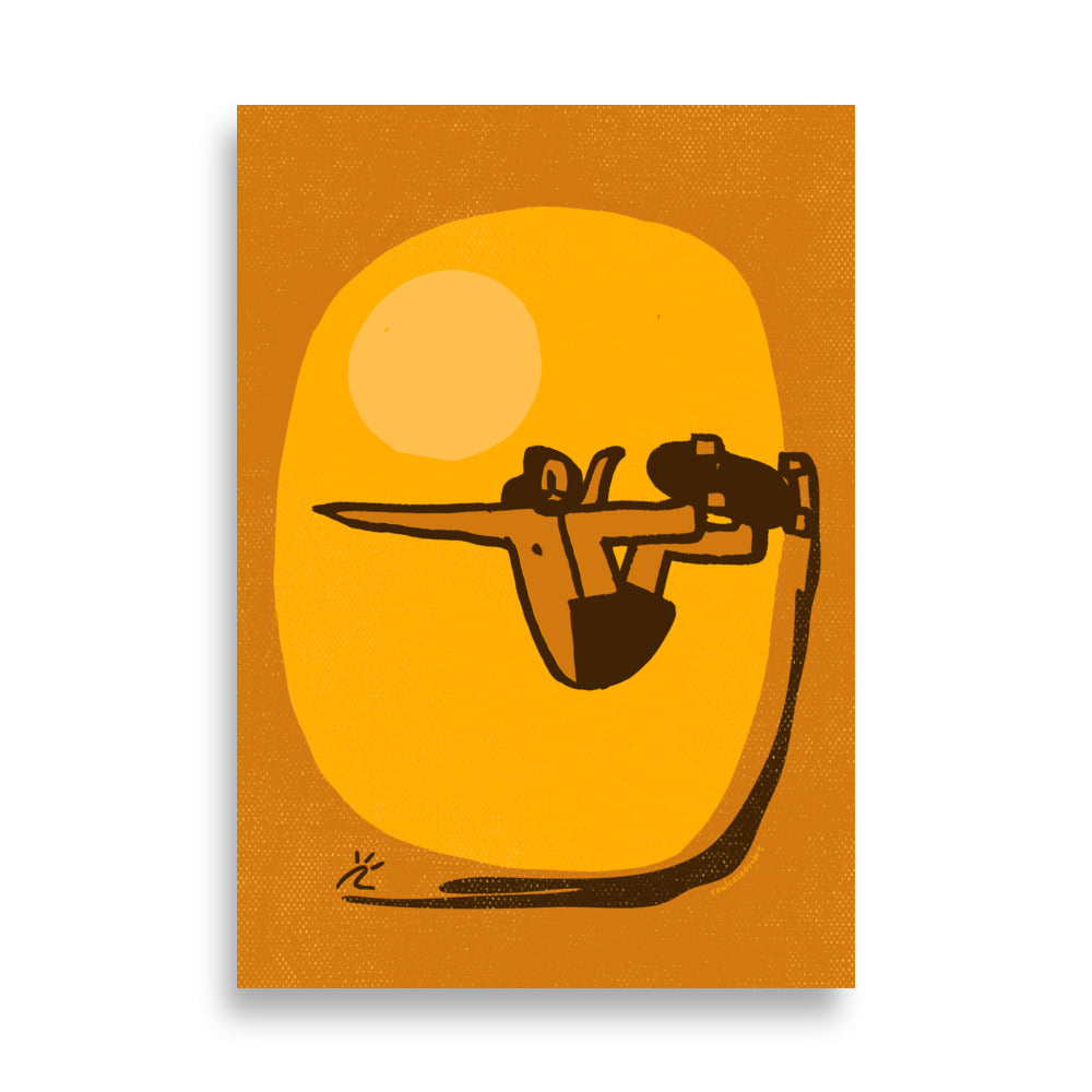 Impresión digital "Where the walls become waves"