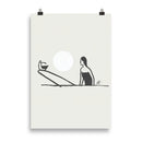 Impresión digital "Wings and waves"