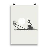 Impresión digital "Wings and waves"